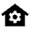 Home Setting Gear Fill Icon from Outlined Fill - Material Pro Set