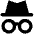 Incognito Fill Icon from Outlined Fill - Material Pro Set