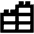 Building Brick Icon from Outlined Line - Material Pro Set