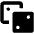 Dice Icon from Outlined Line - Material Pro Set
