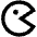Pacman Icon from Outlined Line - Material Pro Set