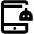 Ai Robot Tablet Icon from Outlined Line - Material Pro Set
