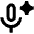 Ai Spark Microphone Icon from Outlined Line - Material Pro Set