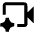 Ai Spark Video Camera Icon from Outlined Line - Material Pro Set