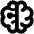 Artificial Brain Icon from Outlined Line - Material Pro Set