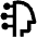 Deepfake Icon from Outlined Line - Material Pro Set