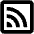 Rss Feed Square Icon from Outlined Line - Material Pro Set