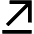 Arrow Diagonal Top Right Icon from Outlined Line - Material Pro Set