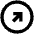 Arrow Diagonal Up Right Circle Icon from Outlined Line - Material Pro Set