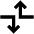 Arrow Dodge Alt Icon from Outlined Line - Material Pro Set