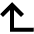 Arrow Left Up Icon from Outlined Line - Material Pro Set