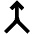 Arrow Merge Icon from Outlined Line - Material Pro Set