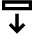 Arrow Move Down Icon from Outlined Line - Material Pro Set