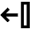 Arrow Move Left Icon from Outlined Line - Material Pro Set