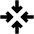 Arrow Point Center Icon from Outlined Line - Material Pro Set