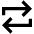 Arrow Reload Horizontal Icon from Outlined Line - Material Pro Set