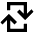 Arrow Reload Vertical Alt Icon from Outlined Line - Material Pro Set