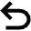 Arrow Turn Backward Icon from Outlined Line - Material Pro Set