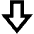 Big Arrow Down Icon from Outlined Line - Material Pro Set