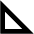 Triangle Arrow Corner Bottom Left Icon from Outlined Line - Material Pro Set
