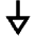 Triangle Arrow Down Icon from Outlined Line - Material Pro Set
