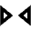 Triangle Arrow Less Horizontal Icon from Outlined Line - Material Pro Set