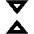 Triangle Arrow Less Vertical Icon from Outlined Line - Material Pro Set