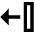 Triangle Arrow Move Left Icon from Outlined Line - Material Pro Set