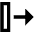 Triangle Arrow Move Right Icon from Outlined Line - Material Pro Set