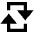 Triangle Arrow Reload Vertical Alt Icon from Outlined Line - Material Pro Set