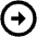Triangle Arrow Right Circle Icon from Outlined Line - Material Pro Set