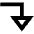 Triangle Arrow Right Down Icon from Outlined Line - Material Pro Set