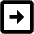 Triangle Arrow Right Square Icon from Outlined Line - Material Pro Set