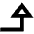 Triangle Arrow Right Up Icon from Outlined Line - Material Pro Set