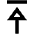 Triangle Arrow To Top Icon from Outlined Line - Material Pro Set