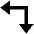 Triangle Arrow Top Right Corner Icon from Outlined Line - Material Pro Set