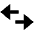 Triangle Arrow Transfer Horizontal 3 Icon from Outlined Line - Material Pro Set