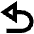 Triangle Arrow Turn Backward Icon from Outlined Line - Material Pro Set