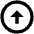 Triangle Arrow Up Circle Icon from Outlined Line - Material Pro Set