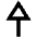 Triangle Arrow Up Icon from Outlined Line - Material Pro Set