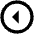 Triangle Left Circle Icon from Outlined Line - Material Pro Set