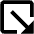 Triangle Minimize Window 2 Icon from Outlined Line - Material Pro Set