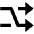 Triangle Shuffle Arrow Icon from Outlined Line - Material Pro Set