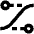 Ease In Out Icon from Outlined Line - Material Pro Set