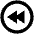 Fast Rewind Circle Icon from Outlined Line - Material Pro Set