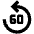 Replay 60 Icon from Outlined Line - Material Pro Set