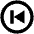Skip Previous Circle Icon from Outlined Line - Material Pro Set