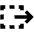 Track Select Right Tool Icon from Outlined Line - Material Pro Set