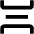 Vertical Spacing Icon from Outlined Line - Material Pro Set