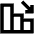 Bar Chart Decrease Icon from Outlined Line - Material Pro Set